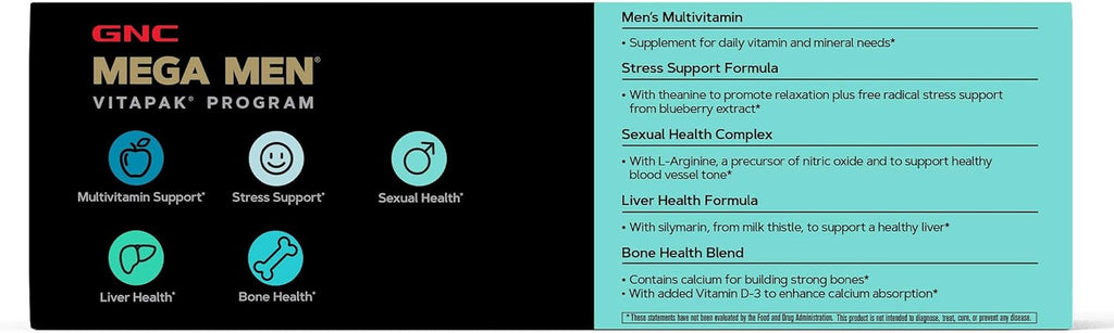 Men’s 30+ Daily Vitapak – 5-in-1 Multivitamins