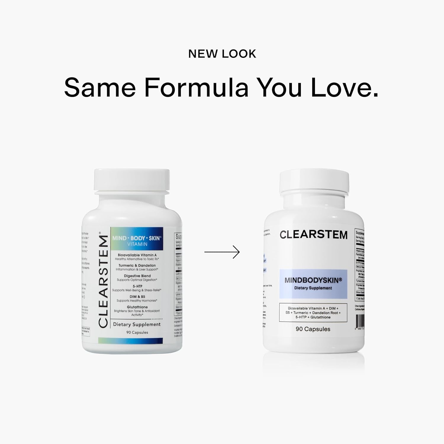 MINDBODYSKIN Hormonal Acne Supplement